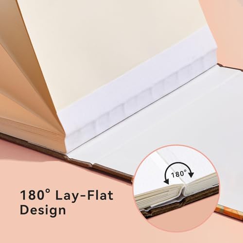 Arrtx Watercolor Sketchbook, Square 7.1 x 7.1 Inch 100% Cotton Cold Press, 300gsm/140lb, Acid-Free, Double-Sided Textured Surface, 24 Sheets for Painting, Sketching & Mixed Media - size: 7.1 x 7.1 inch