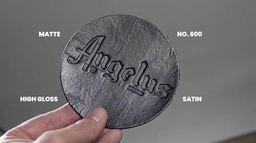 Angelus High Gloss Acrylic Leather Finisher – Flexible Clear Coat for Leather Shoes, Bags, Jackets & Accessories, High Shine Finish for Leather Craft & Restoration. No. 610-4 fl oz