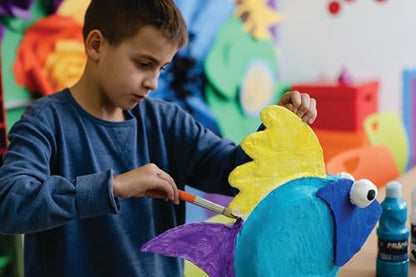Prang Ready-to-Use Tempera Paint, Blue, 32 Oz., 1 Count - color: Blue