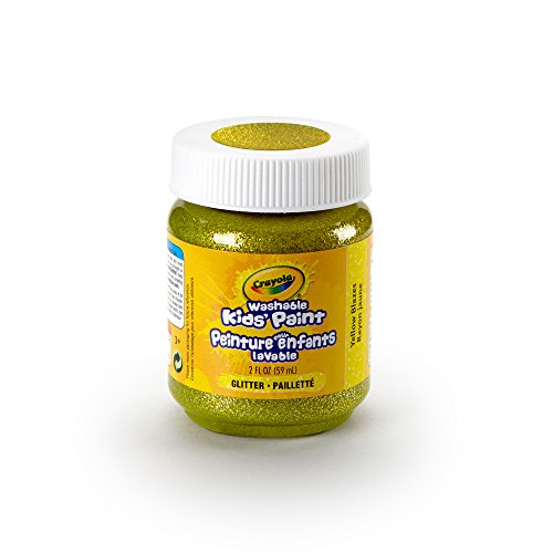Crayola Washable Kids Paint, 2 oz, Yellow Blazes - color: Yellow Blazes