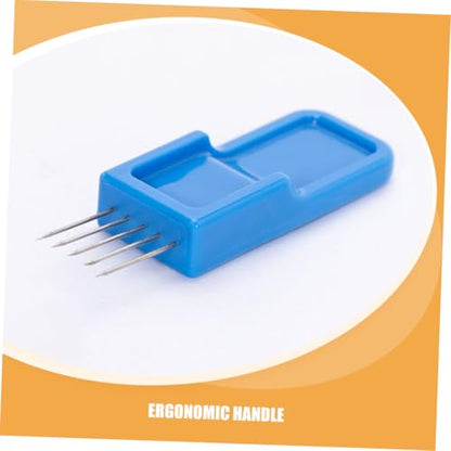 DIYEAH 2pcs Pin Texture Brush for Pottery Clay Texture Roller Kit for Adults Ceramic Scoring Tool Needle Set Clay Detailing Tool for Sculpting