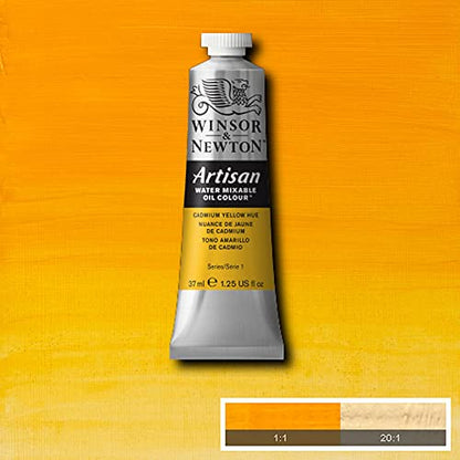 Winsor & Newton Artisan Water Mixable Oil Colour, 1.25-oz (37ml), Cadmium Yellow Hue - color: Cadmium Yellow Hue, style: 1.25-oz