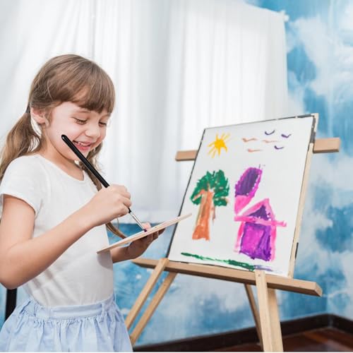 13-Piece Artist Brush Set | 10 Hog Bristle + 3 Nylon | Birch Wood & Aluminum Ferrules | Oil/Acrylic Painting | Professional Grade Artist Brushes