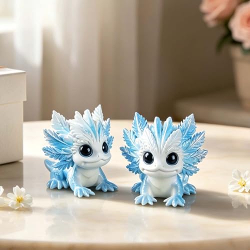 3D Cute Axolotl Silicone Mold, Salamander Walking Fish Candle Soap Making Mold, Flexible Epoxy Resin Casting Mold for DIY Aromatherapy Plaster, Fantasy Home Decor