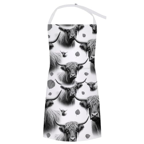 Chef Bib Apron for Restaurant, Anti-Stain with Pocket Adjustable, Cooking Dishwashing Lab Use - color: Style (547)