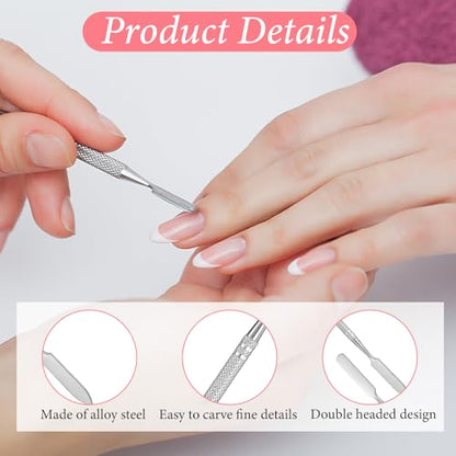 LXUEJIE 3Pcs Carving Tool, Nail Sculpting Tools, 3D Gel Nail Art Tool Makeup Spatula Tools, Clay Carving for Modeling Sculpting, Home DIY, Makeup Cosmetics Mixing