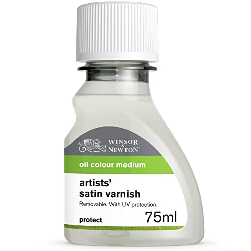 Winsor & Newton Professional Artists' Satin Varnish, 75ml (2.5oz) Bottle - color: Satin Varnish, style: 2.5-oz Bottle
