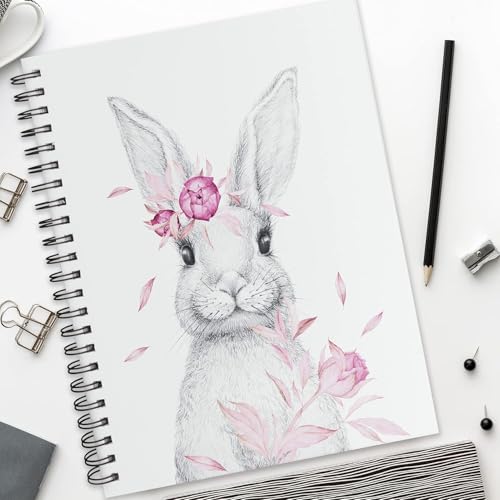 FIXSMITH 5.5"X8.5" Sketch Book | 100 Sheets (68 lb/100gsm) Sketchbook| Acid Free Drawing Paper | Spiral Bound Artist Sketch Pad | for Kids, Beginners, Artists & Professionals | Bright White - color: Black, size: 5.5"x8.5"-1 Pack