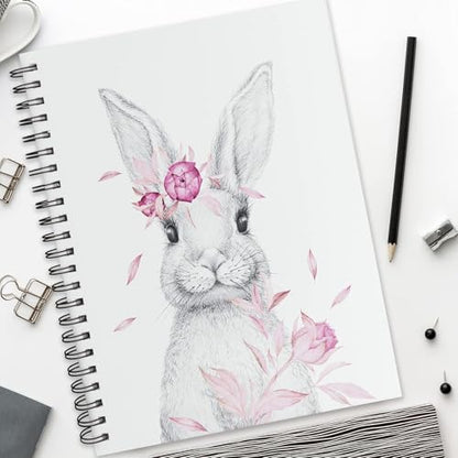 FIXSMITH 5.5"X8.5" Sketch Book | 100 Sheets (68 lb/100gsm) Sketchbook| Acid Free Drawing Paper | Spiral Bound Artist Sketch Pad | for Kids, Beginners, Artists & Professionals | Bright White - color: Black, size: 5.5"x8.5"-1 Pack