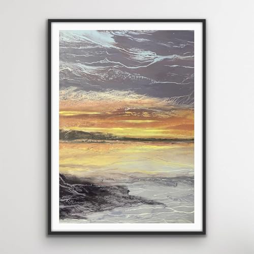 KAMENSKAYA Delaminating Alcohol Inks - Delaminating Ink Set 'Sunset' - 8 pcs. 1 Fl Oz (30 ml) Each - color: Sunset