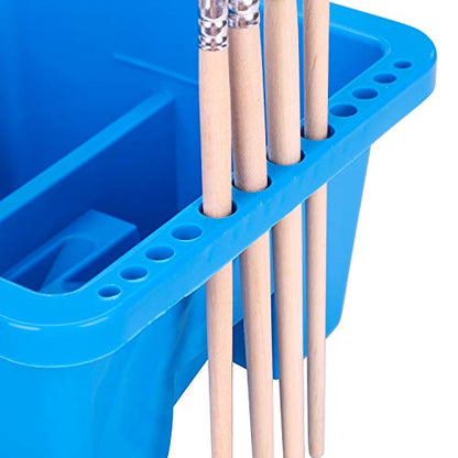 Paint Brush Cleaner Brush Holder Tray Multi-functional Paint Brush Basin Cleaner Plastic Artist Brush Cleaning Washer with Lid Brush Washing Tub for Watercolor Oil Gouache Acrylic Painting