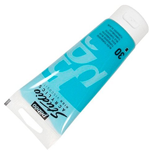 Pebeo - Acrylic Fine Studio Acrylics - Turquoise Blue - Turquoise Blue 100ml/3.38oz - color: Turquoise Blue