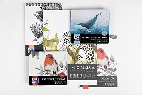 Oxford Marker pad A4, 15 Sheets, 180 g, Shortened