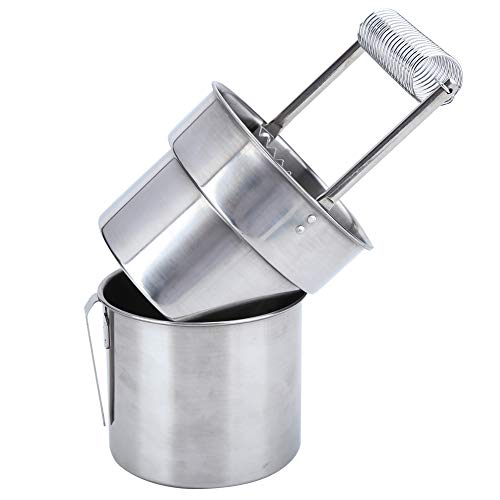 Paint Brush Washer, YolieraArt Stainless Steel Paintbrush Cleaner for Oil Painting，Portable Artist Oilpaint Brush Washing Bucket with Lid and Filter Screen (Double-Deck) - size: Double-deck