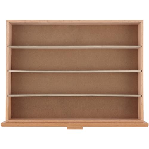HG Art Concepts Artists Storage Chests - Premium Studio Organizer for Paint Tubes, Brushes, Pencils, Markers, & More! - Deluxe 3 Drawer - size: 3 Drawer Deluxe