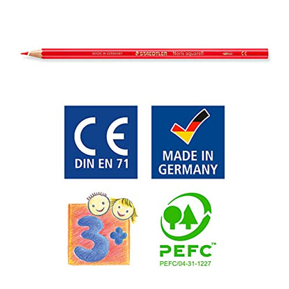 Staedtler Watercolor Pencils, Box of 12 Colors (14410NC12)