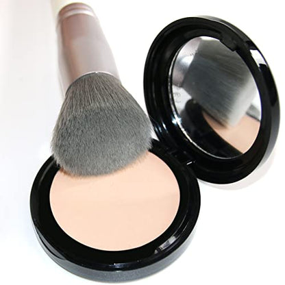 ZOREYA Makeup Brushes - 15 Pcs Premium Bamboo Charcoal Infused Bristles Makeup Brush Set, Foundation Concealers Eye Shadows Make Up Brush,Eyeliner Brushes(White) - color: White