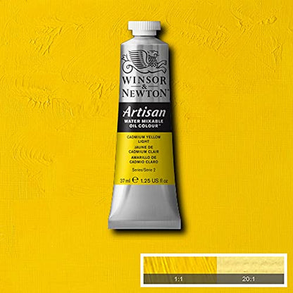 Winsor & Newton Artisan Water Mixable Oil Colour, 1.25-oz (37ml), Cadmium Yellow Light - color: Cadmium Yellow Light, style: 1.25-oz