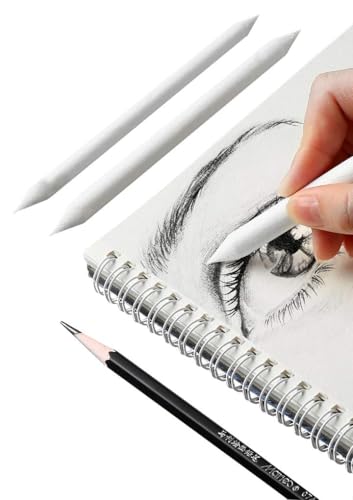 Artist Blending Stump Pencil Drawing Blending Stick Smudging Stump Art Smudger Drawing Pastel Smudger Tortillon Stump Paper Stump Blending Charcoal Art Blenders Pencil Graphite Pencils 2 Sets 12PCS - color: 12PCS