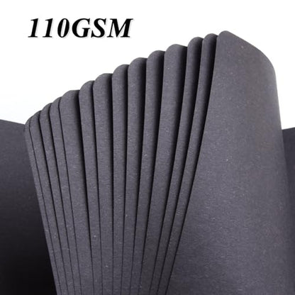 80 Sheets Black Paper Sketchbook,5" x 5" Small Hardcover Mixed Media Sketch Pad,110 GSM Acid Free Artist Drawing Paper,Travel Journal Blank Notebook for Adults Sketching,Illustration,Art Supplies - color: 110gsm PU-black paper sketchbook