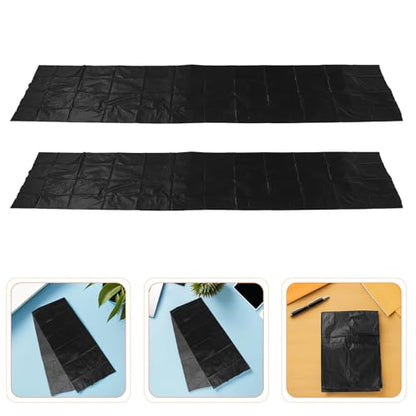 HONMEET 2pcs Carbon Tracing Paper Sheets 51.6cm X 2m Black Graphite Transfer Paper for Tracing on Wood and Canvas with Smooth Transfer and Enhanced Clarity for Design