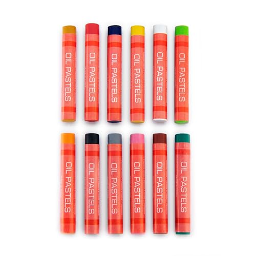Royal & Langnickel Essentials Oil Pastels, Small, 12 Color Set - size: 1 Count (Pack of 1)