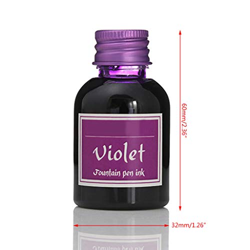 Calligraphy Ink 10 Colors Dip Pen Ink Set Art Writing Drawing Ink Bottles 30ml for Resin Art Tumbler Making Painting, 3.2*6cm, As Pictures Shown