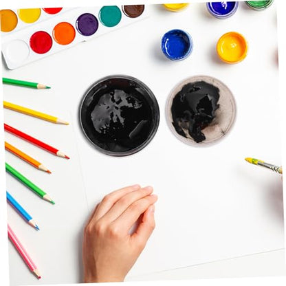 Hemobllo Water-Based Printmaking Ink 300ml Bottle Black Rubbing Pigment for ’s Art Crafts and Blow Plate Painting Supplies