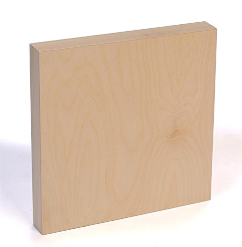 10 x 10 in. Extra Deep Gesso Painting Panel - White