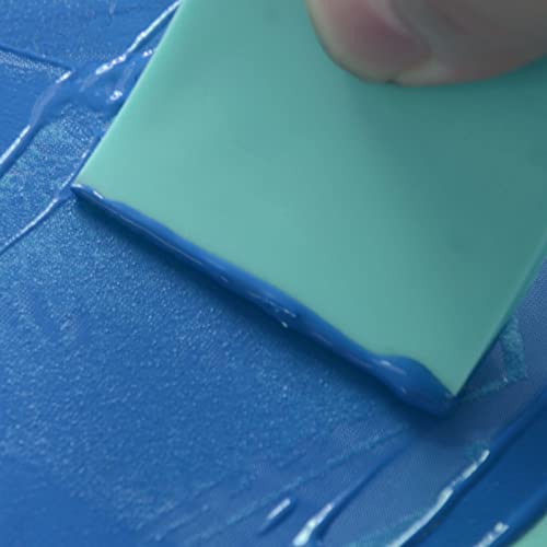 Chalk Paste Mini Squeegee 3Pack,Optimized for use with Mesh Backed Stencils and Transfers |Rubber Mini Squeegee for Screen Printing, Ink, and Chalk Paste
