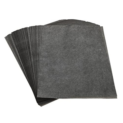 HOMSFOU A4 Graphite Carbon Transfer Tracing Paper 100 Sheets for Artists and Students Portable Drawing and Copy Paper for Sketching and Craft Projects