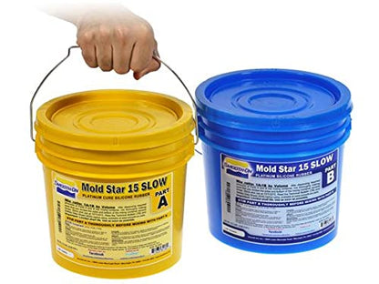 Mold Star 15 SLOW - 1A:1B Mix By Volume Platinum Silicone Rubber - Gallon Unit - size: Gallon Unit