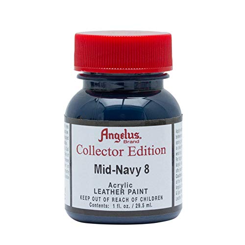 Angelus Collector Leather Paint 1 oz Mid-Navy - color: Mid-navy 8