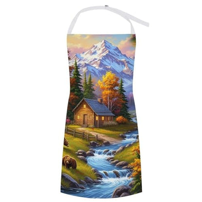 Chef Bib Apron for Restaurant, Anti-Stain with Pocket Adjustable, Cooking Dishwashing Lab Use - color: Style (541)