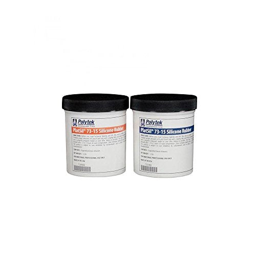 Polytek PlatSil 73-15 Platinum Silicone Rubber (2lb Kit)