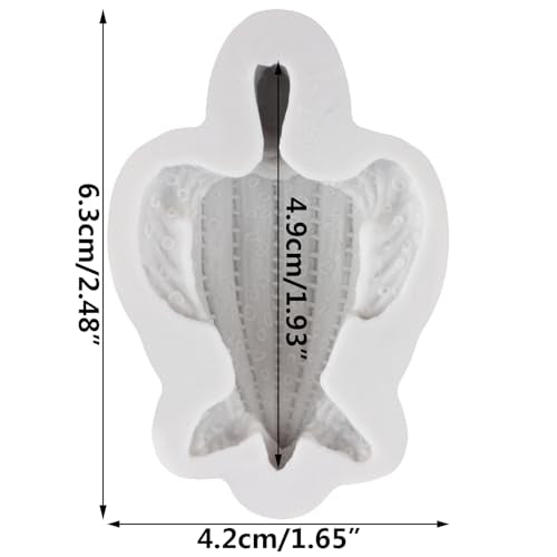 Sea Turtle Silicone Resin Mold Turtle Polymer Clay Molds for DIY Crafts Epoxy Resin Casting Air Dry Polymer Clay Plaster Jewelry Making - color: Style N