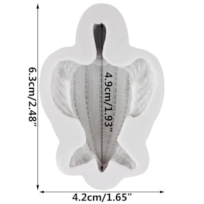 Sea Turtle Silicone Resin Mold Turtle Polymer Clay Molds for DIY Crafts Epoxy Resin Casting Air Dry Polymer Clay Plaster Jewelry Making - color: Style N