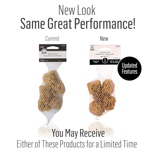 FolkArt Synthetic Sponge Set, Small, Brown - size: Small - Pack of 1