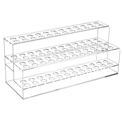 Yardwe Acrylic Pen Holder Display Stand Pen Showing Stand Pencil Organizer with Multi-Slot Design Desktop Storage Holder for Pens Pencils Crayons Brush for Office School Home