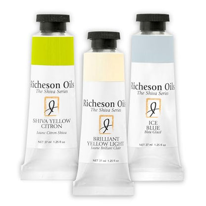 Jack Richeson & Co, Shiva Series Oil Paint Set - Signature Colors Set of 3