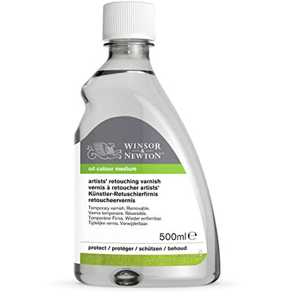 Winsor & Newton Professional Artists' Retouching Varnish, 500ml (16.9-oz) Bottle - color: Retouching Varnish, style: 16.9-oz Bottle