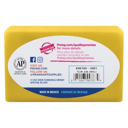 Prang Modeling Clay, Yellow, 1 lb. Block, Case of 12 Blocks, 192 oz. Total | Pliable, Non-Hardening, Non-Staining, Easy Clean-Up, Perfect for Preschool and Elementary Aged Children - color: Yellow, size: 1 lb. (Pack of 12)