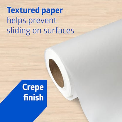 Medline Medical Exam Table Paper, Crepe Table Paper, 21 inches x 125 feet, Case of 12 Rolls - size: 21” x 125’