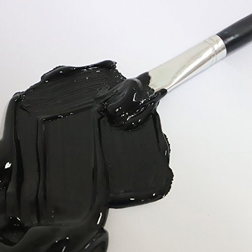 Mont Marte Discovery School Acrylic, 2 PACK, Black, 1/2 Gallon (2 Liter). Ideal for Students and Artists. Excellent Coverage and Fast Drying. Pump Lid Included. - color: Black 2PACK