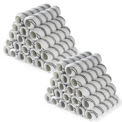 Paint Roller, 40 Pack Microfiber Paint Roller Covers 9 Inch, Large 9 Inch Paint Rollers for Painting Walls, Covers for Paint Roller Kit - color: 9 inch paint roller 40 pack