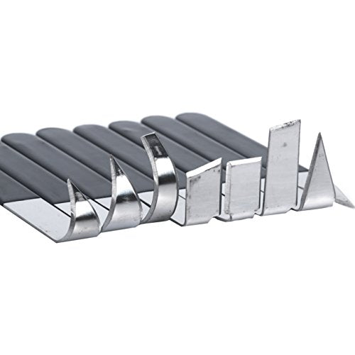 YaeTek 8 Pack Pottery Tools Stainless Steel, 8 Styles Carving Shaping Knives Craft Trimming Clay Sculpture Hand Tools Artist Ceramic Tools Set for Carving, Sculpting, Shaping, Modeling