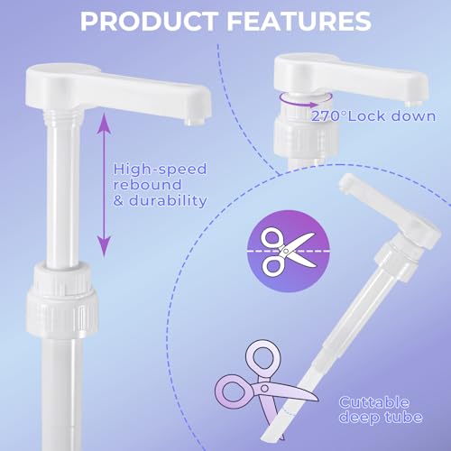 Bundle Set of LET'S RESIN 140oz Silicone Mold Making Kit and 30CC Gallon Pump Dispenser,