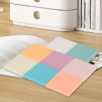 Rubber Carving Blocks - Soft, 8 Assorted Colors Easy to Cut Dust-Free Rubber Stamp Carving Blocks