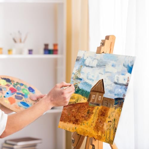 5 Packs Canvas for Painting 8 x 10 Inch, Koncci Cotton Acid-Free Blank Canvas Board for Acrylic Paint, Oil Paint & Wet Water Art Media, Kids Hobby Painters and Beginners - size: 5 Packs 20x25cm