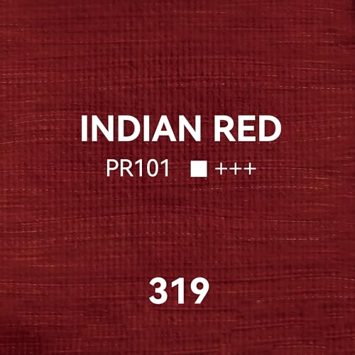PHOENIX Indian Red Oil Paint - 40ml / 1.35 Fl oz. Single Tube - Artist Quality Oil Based Paint for Professionals - color: Indian Red